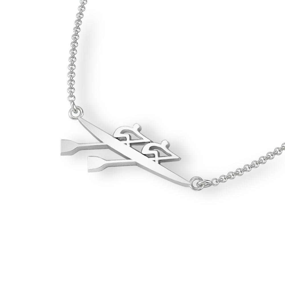 Rowing Necklace Double Scull NecklaceGifts for RowersRowing