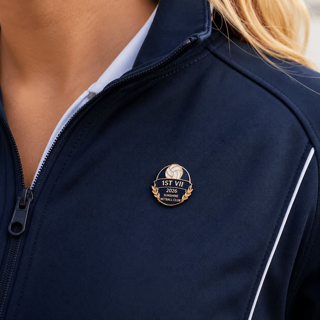Custom Netball Pins ( 20+ Pieces )