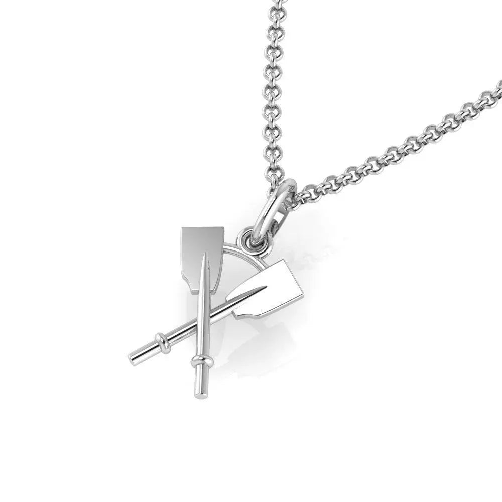 Crossed Oars Pendant