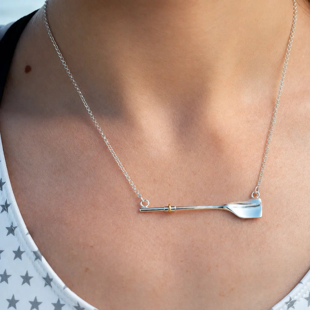 Rowing Full Oar Necklace