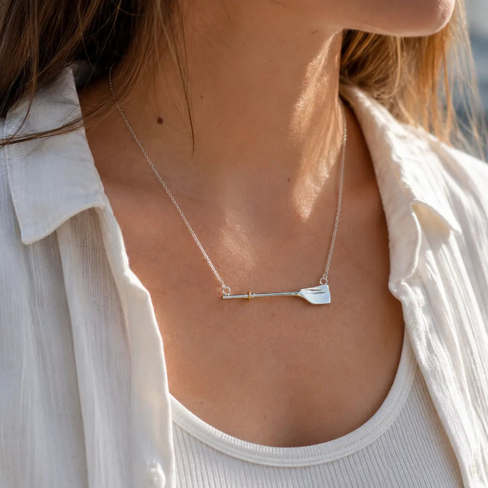 Rowing Full Oar Necklace