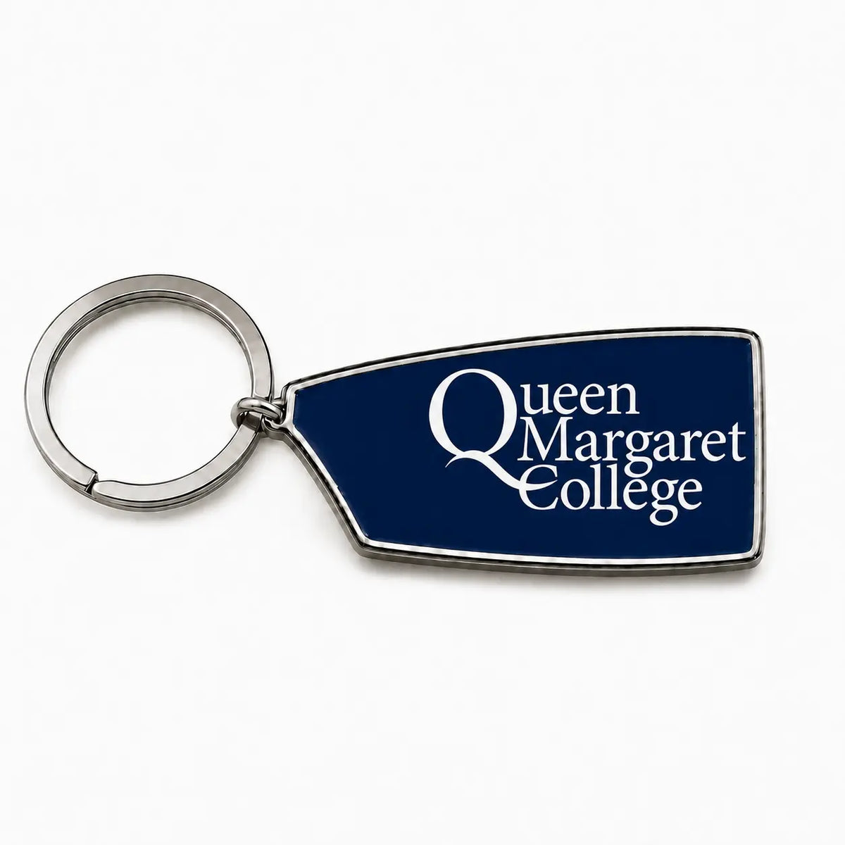 Custom Queen Margaret College rowing oar keychain