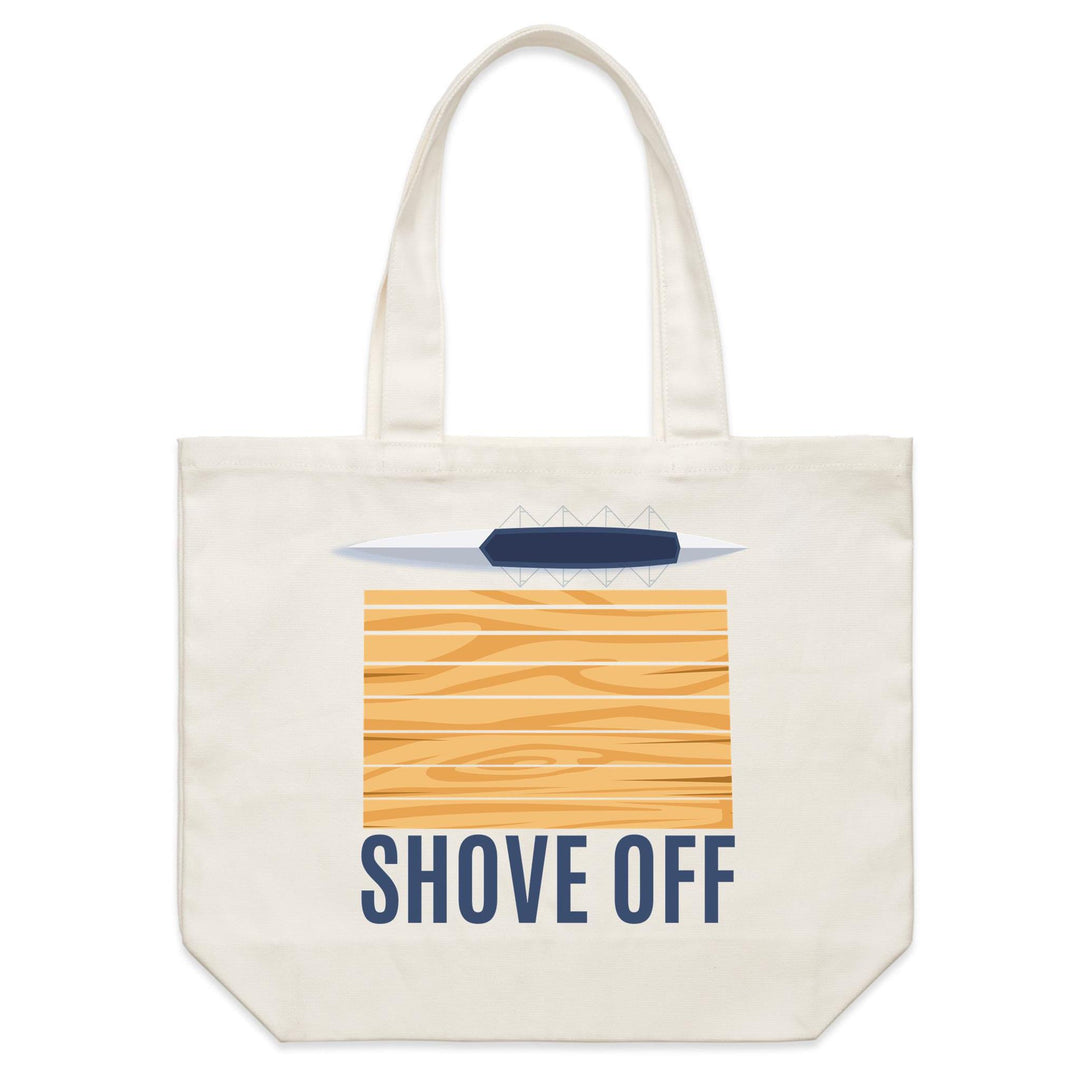 Rowing Tote Bag " Shove Off "