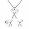 Bundle hero: Rowing Crossed Oars Necklace & Earrings Set