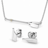 Bundle hero: Rowing Full Oar Necklace & Earrings Set