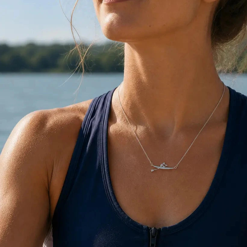 Rowing Single Scull Necklace