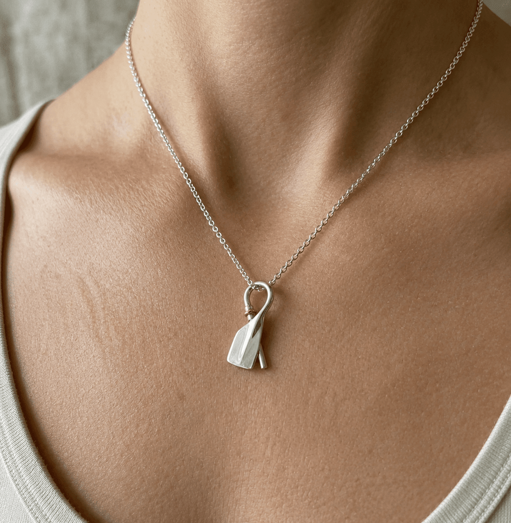 Rowing Bent Oar Pendant