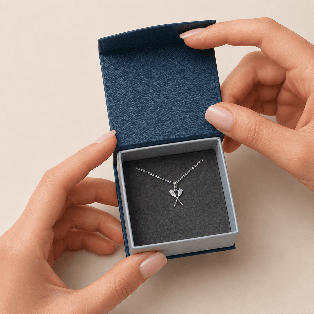 Crossed Oars Pendant