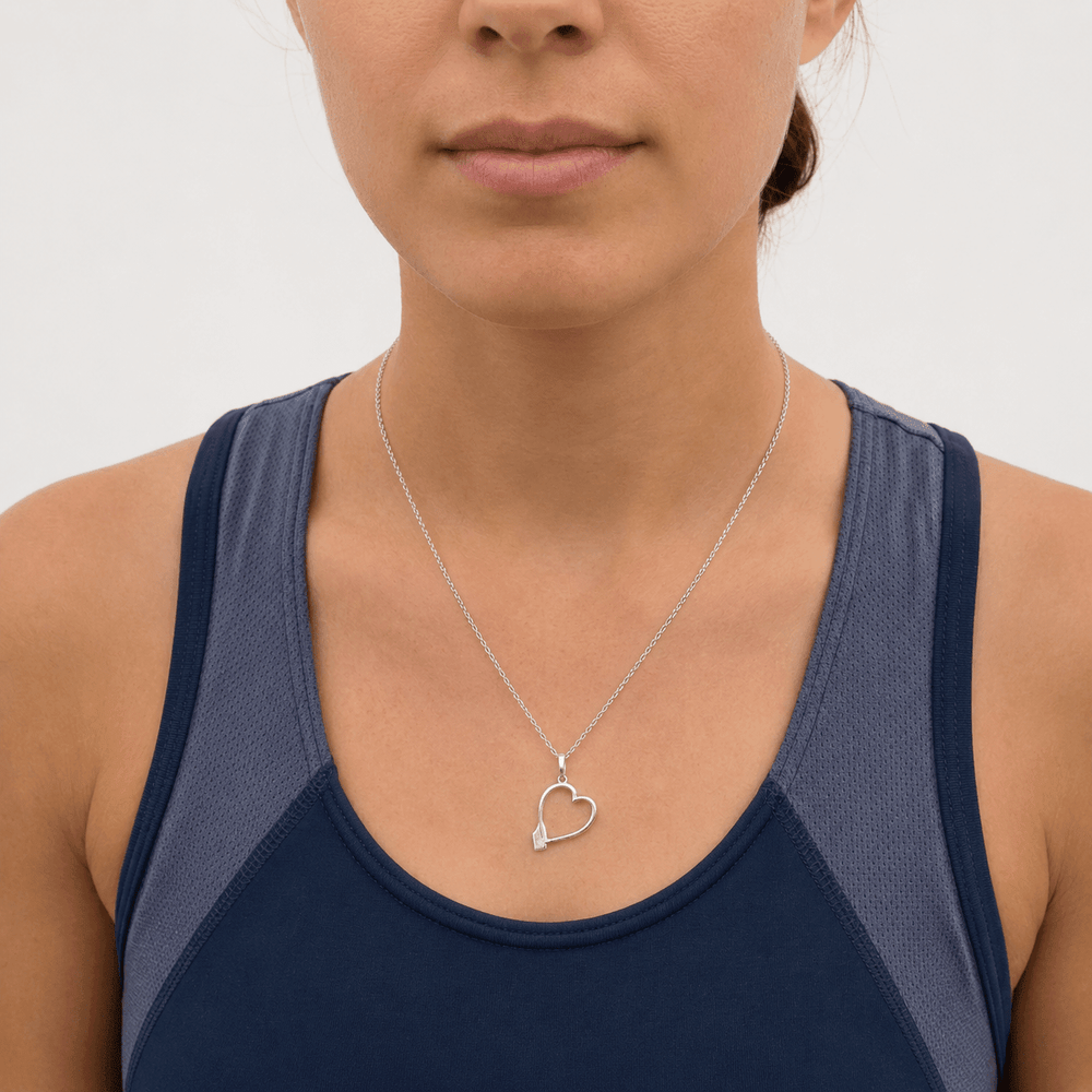 Rowing Heart Pendant