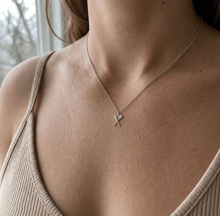 Crossed Oars Pendant