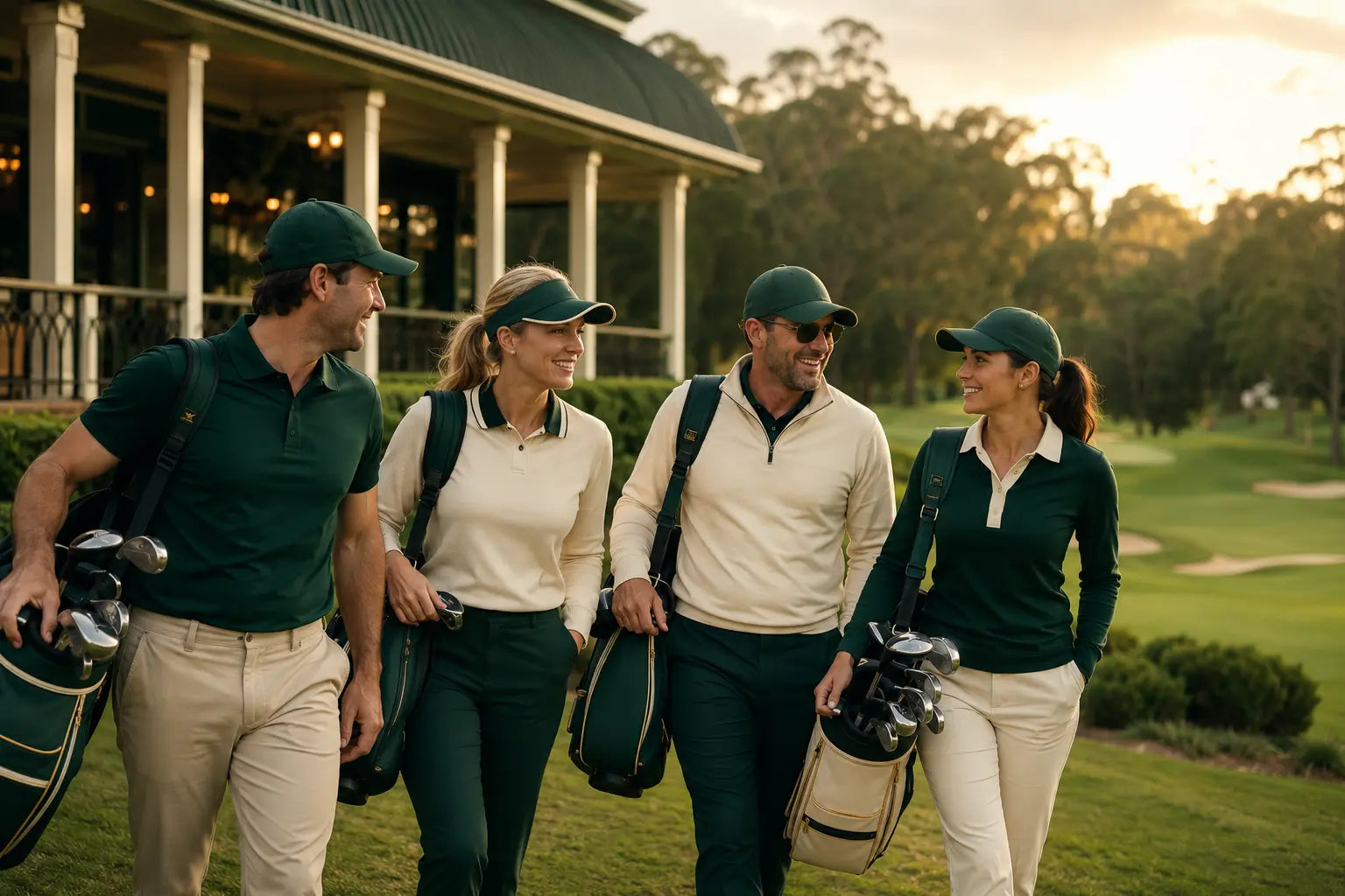 golf club, corporate day or team team and club group order