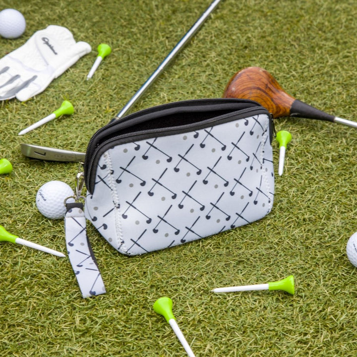 Golf Valuables Pouch - Wet Bag - Grey