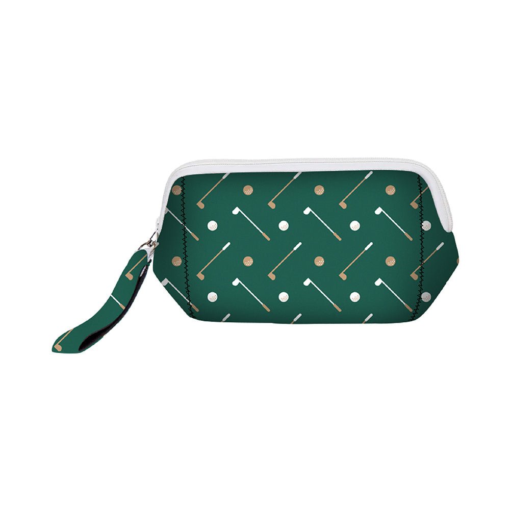 Golf Valuables Pouch - Wet Bag - Green