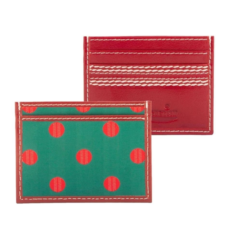 Cricket Card Wallet | Embroidered Patterns