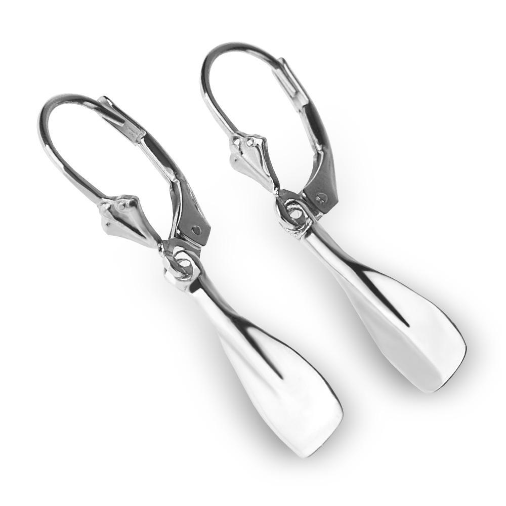Rowing Hanging Earrings: Small Blade Earring Strokeside Designs 