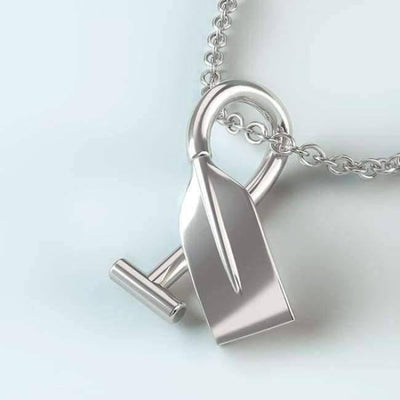 Canoe Bent Paddle Pendant Pendant Strokeside Designs Canoe/Dragon Boat 