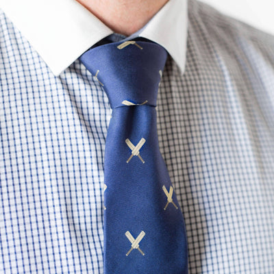 Cricket Bats Silk Tie thecricketism 