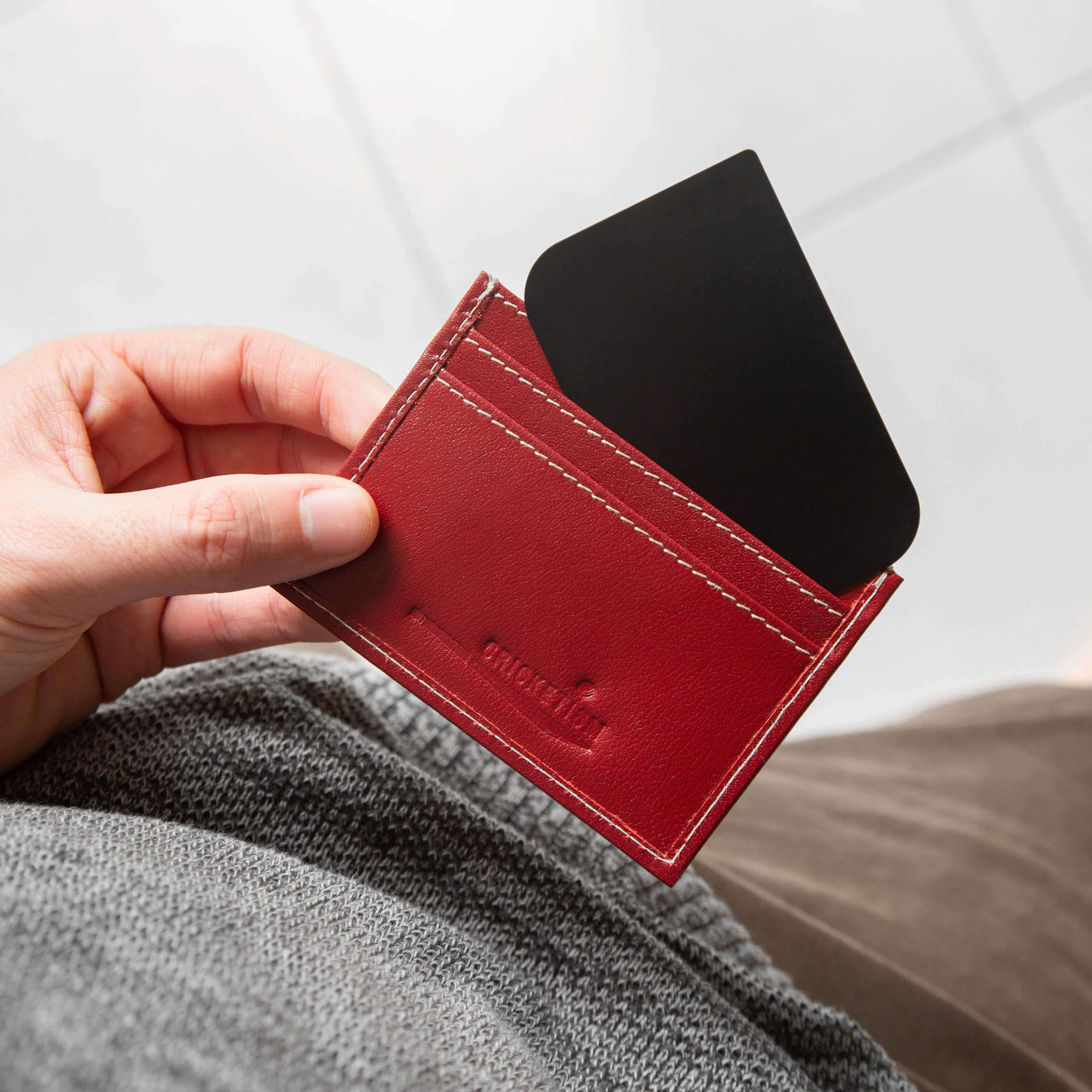 Cricket Card Wallet ( Full Leather )