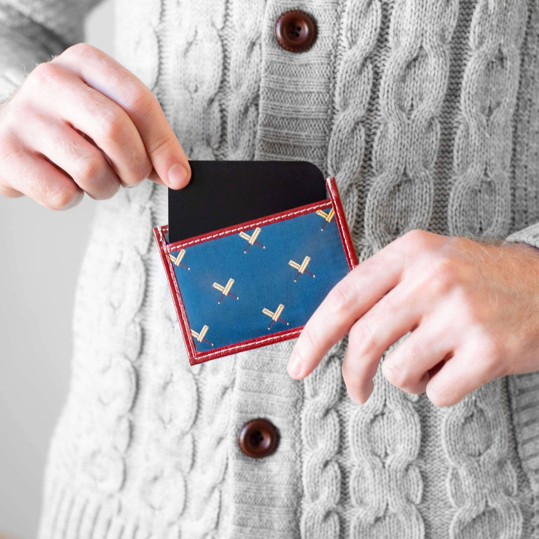 Cricket Card Wallet | Embroidered Patterns