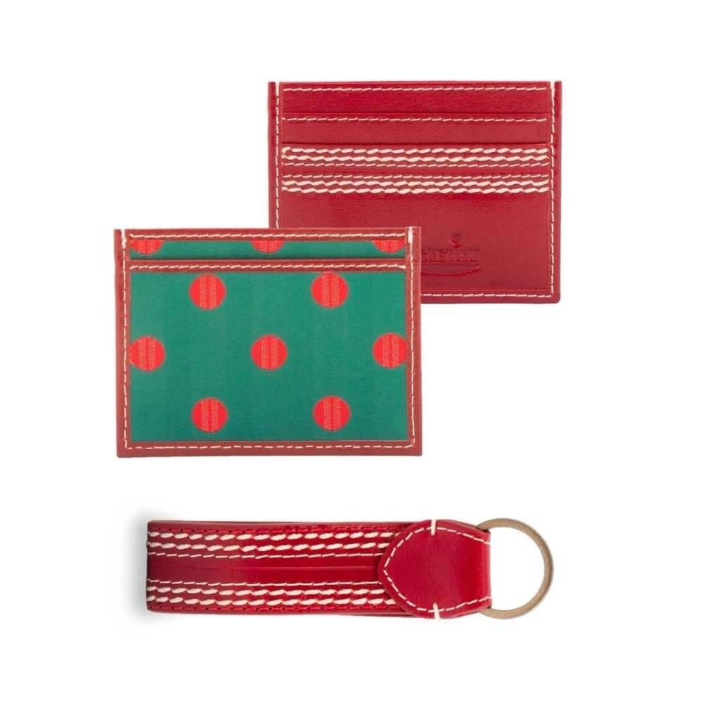 Cricket Balls Card Wallet + Keyfob