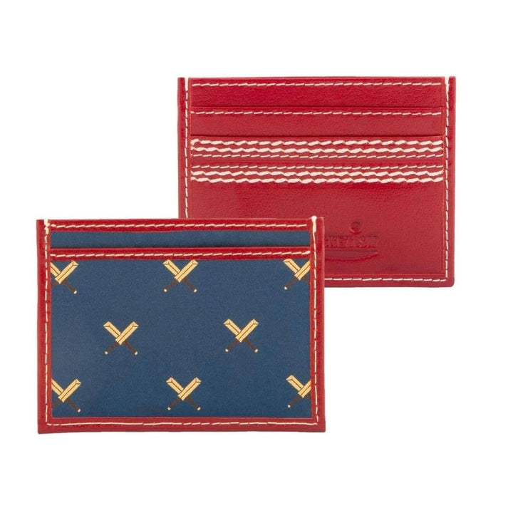 Cricket Card Wallet | Embroidered Patterns