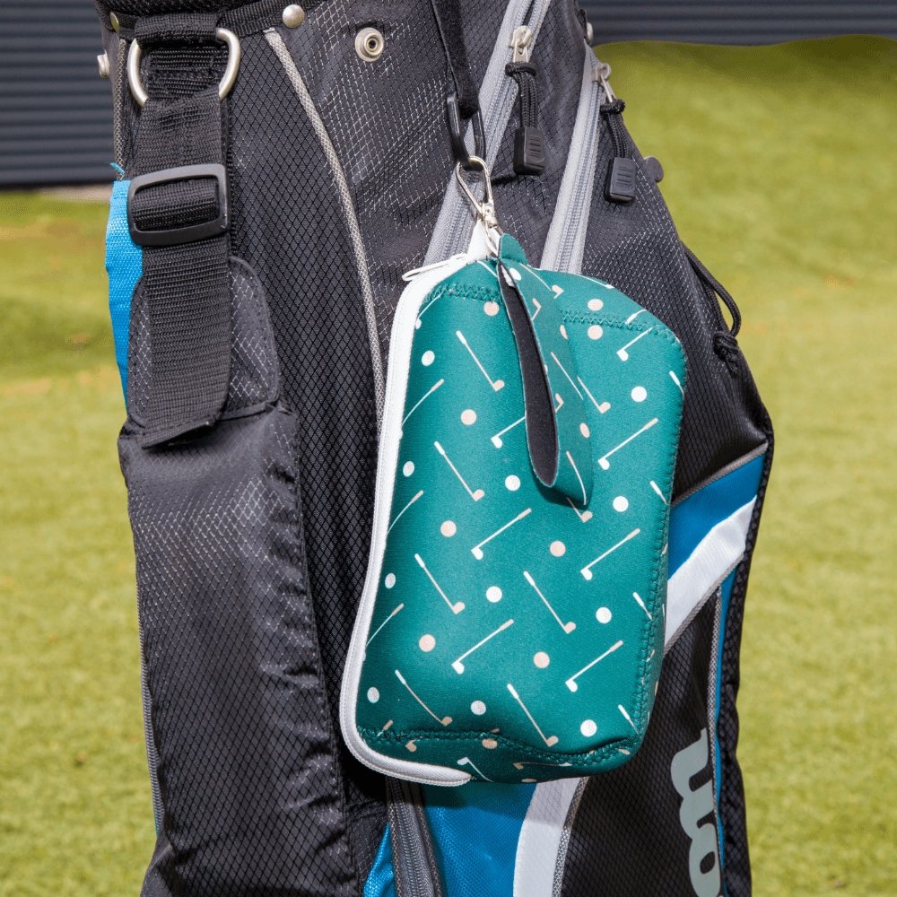 Golf Valuables Pouch - Wet Bag - Green