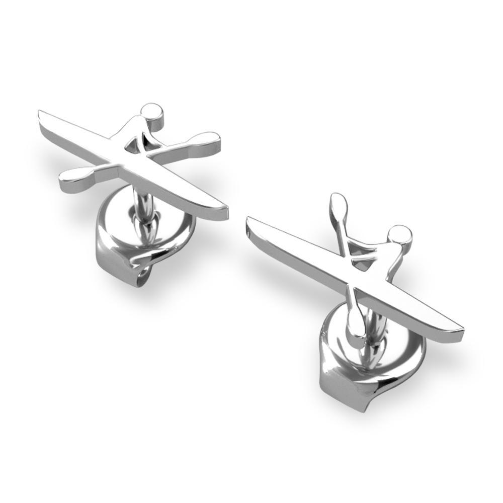 Kayak Athlete Stud Earrings Earring Strokeside Designs 