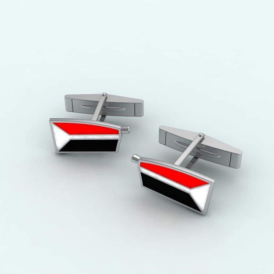 Rowing Custom Oar Cuff Links - Strokeside AU