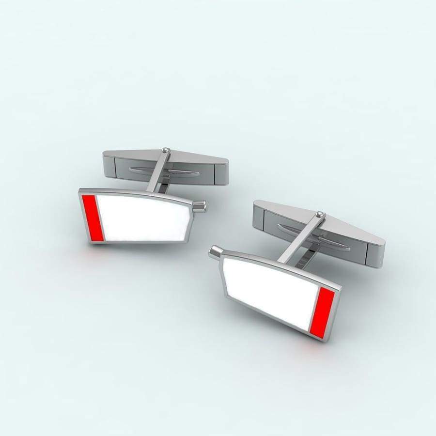 Rowing Custom Oar Cuff Links - Strokeside AU