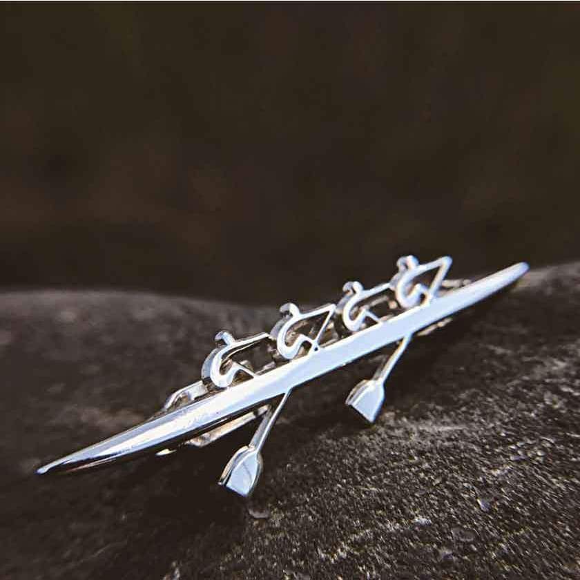 Rowing Four Tie Tack - Mens Jewelry