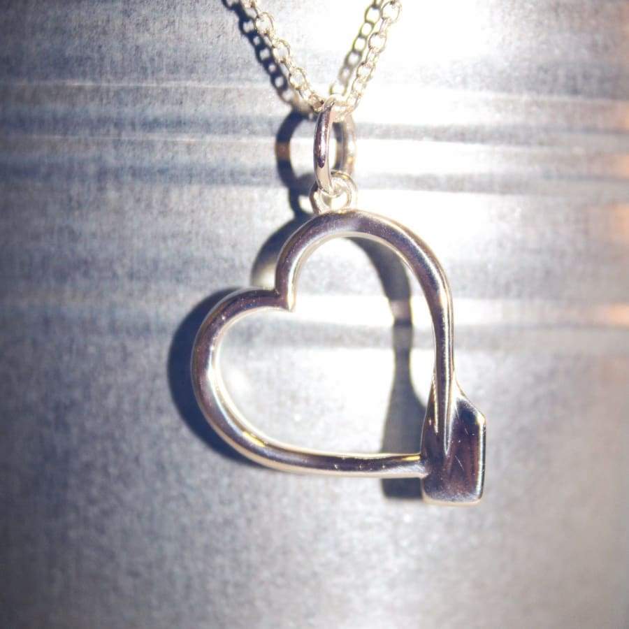 rowing heart necklace rowing jewellery rowing pendant