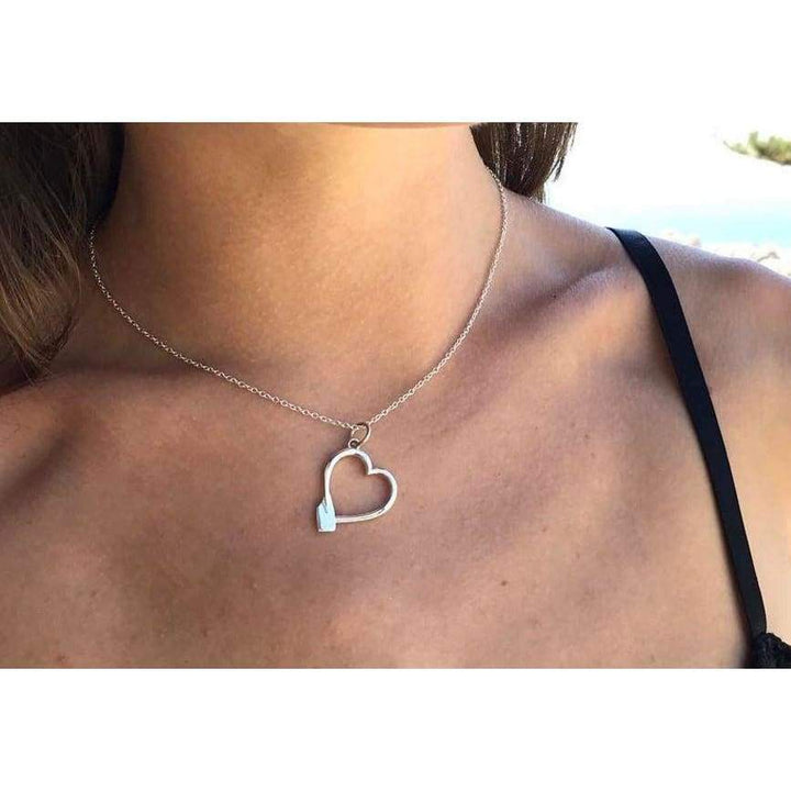 Rowing Heart Pendant