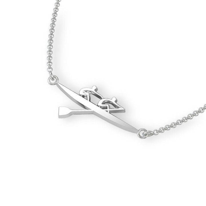 Rowing Pair Necklace Pendant Strokeside Designs 