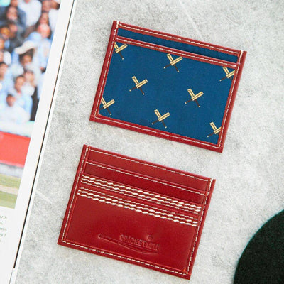 Cricket Card Wallet | Embroidered Patterns