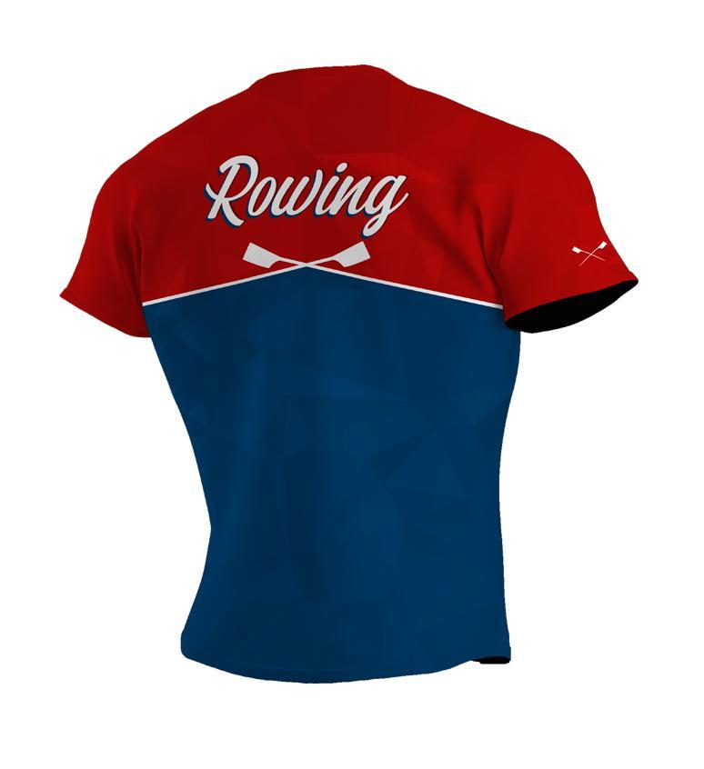 Einzelnes Rot und Blau