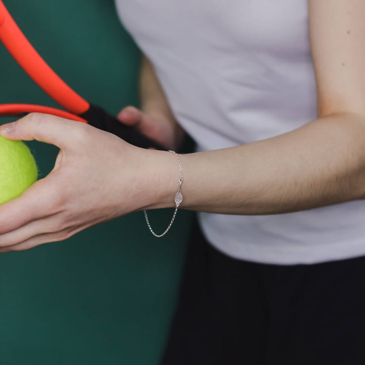 Tennisschläger-Armband