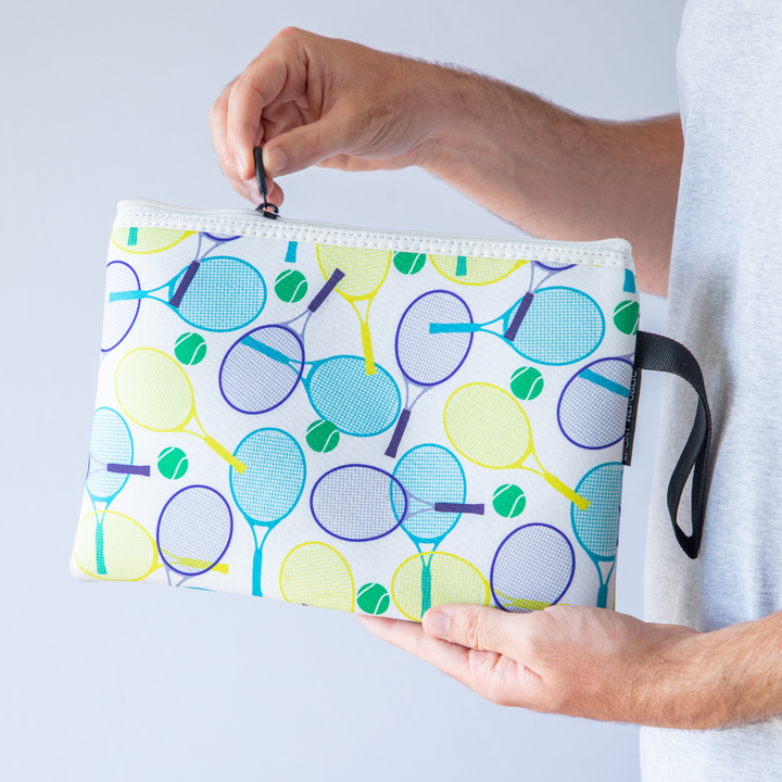 Tennis Flat Pouch - Wet Bag